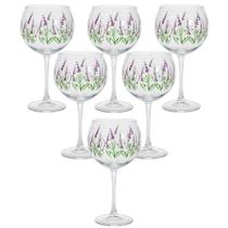 Jogo de Taças de Gin Blow Lavanda 630ml 6 peças - Hauskraft