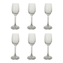 Jogo de taças de licor em cristal Bohemia Roberta 65ml 6 peças