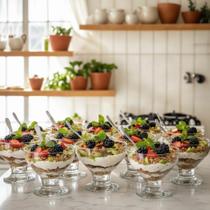 Jogo de Taças de Sobremesa de Vidro New Paradise 282ml, 12 pcs Ruvolo