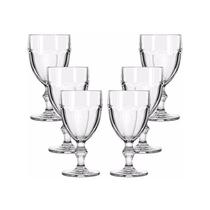 Jogo De Taças De Vidro 300ml 6 Peças para vinho, agua e bebidas Jogo De Taças De Vidro 300ml 6 Peças para vinho, agua e bebidas
