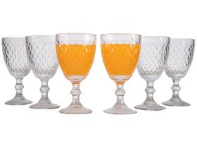 Jogo de Taças de Vidro 330ml 6 Peças Haus Jogo de Taças de Vidro 330ml 6 Peças Haus