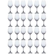 Jogo de Taças de Vidro Água E Vinho Tinto 365ml Luxo - 24 UN