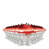 Jogo de Taças de Vidro Cancun Para Sobremesa 300ml 12 Pcs Ruvolo