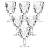 Jogo de Taças de Vidro Diamantado Sortido 6 Peças 340ML Belovidro Jogo de Taças de Vidro Diamantado Sortido 6 Peças 340ML Belovidro
