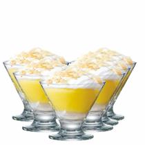 Jogo de Taças de Vidro Egito Para Sobremesa 255ml 6 Pcs Ruvolo