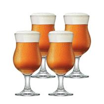 Jogo de Taças de Vidro Panama Para Cerveja 400ml 4 Pcs Ruvolo