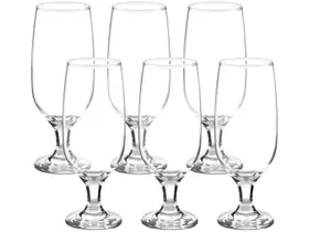 Jogo de Taças de Vidro para Cerveja 6 Peças 300ml Nadir Floripa Jogo de Taças de Vidro para Cerveja 6 Peças 300ml Nadir Floripa