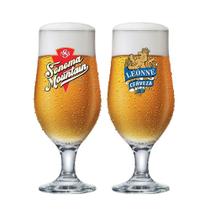 Jogo de Taças de Vidro Para Cerveja Beer Master Rótulo 380ml 2 Pcs Ruvolo