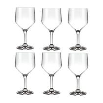 Jogo de Taças De Vinho Agua SM BUFFET 300ml Vidro 6 unidades
