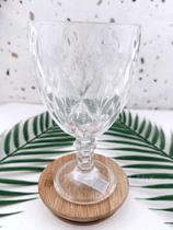 Jogo De Taças Diamante De Vidro 6 Peças 340ml