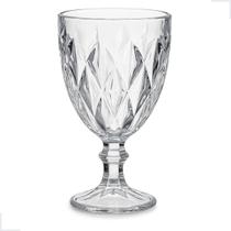 Jogo De Taças Diamond Cristal Vidro 260 Ml Água Vinho Suco Transparente Jogo De Taças Diamond Cristal Vidro 260 Ml Água Vinho Suco Transparente