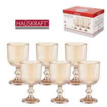 Jogo De Taças Graffiato 370ml para Agua e Vidro Vinho 6 Peças