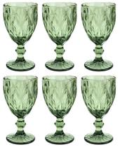 Jogo de Taças Luxx Ellegance 340ml 6 und Vidro Cristal Green Jogo de Taças Luxx Ellegance 340ml 6 und Vidro Cristal Green