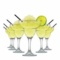 Jogo de Taças Margarita Vidro 300ml 6 Pcs - Ruvolo