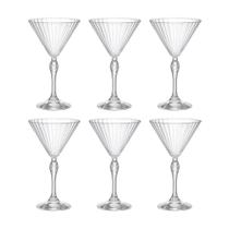 Jogo de taças martini em vidro Bormioli Rocco America'20s 245ml 6 peças