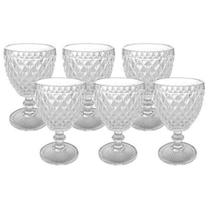 Jogo de Tacas Mimo Style 250ml Para Agua Ambar Verre Com 6 Pecas -tc13805 - Clear