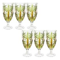 Jogo de Taças Palm Tree 450ml 54094 - Wolff Jogo de Taças Palm Tree 450ml 54094 - Wolff