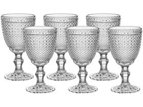 Jogo de Taças para Água de Vidro 320ml 6 Peças - Hauskraft Bico de Jaca