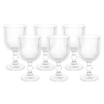 Jogo De Taças Para Água Sleek 350ml Com 6 Peças Mimo Style Jogo De Taças Para Água Sleek 350ml Com 6 Peças Mimo Style