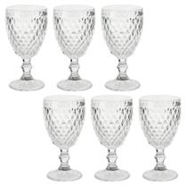 Jogo de Taças para Água Verre Incolor Mimo Style 6 Peças