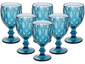 Jogo de Taças para Água Vidro 290ml 6 Peças - Bon Gourmet Diamond