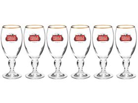 Jogo de Taças para Cerveja de Vidro 6 Peças - 250ml Ambev Stella Artois