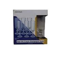 Jogo de Taças para Champagne Sleek Mimo Style 140ml com 6 Peças Jogo de Taças para Champagne Sleek Mimo Style 140ml com 6 Peças