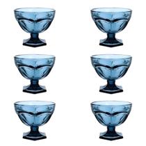 Jogo de Taças para Sobremesa 260ml Azul Libélula - Full fit
