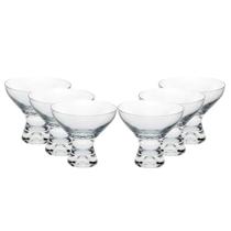 Jogo de taças para sobremesa em cristal Bohemia Vega 6 peças 330ml