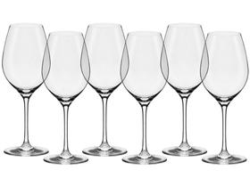 Jogo de Taças para Vinho Cristal 660ml - 6 Peças Alumina Crystal Play Classic