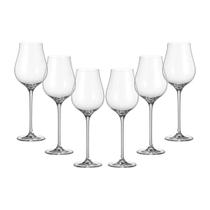 Jogo de taças para vinho do porto cristal ecológico Bohemia Limosa 250ml 6 peças incolor