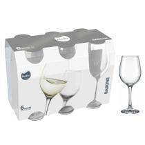 Jogo de Taças para Vinho Vidro 385ml 6 Peças - Nadir Barone Jogo de Taças para Vinho Vidro 385ml 6 Peças - Nadir Barone