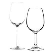 Jogo de Taças Para Vinhos Bordeaux 590ml / Beaujolais 515ml 12 Peças Puro Cristal Com Titanium Bohemia