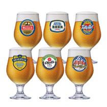 Jogo De Taças Rótulo Beer Master Para Cerveja 380ml 6 Pcs - Ruvolo