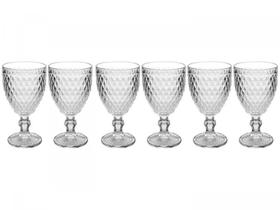 Jogo de Taças Vidro 6 Peças 300ml Casambiente - Bico de Jaca