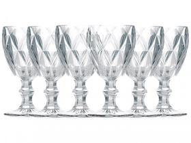 Jogo de Taças Vidro 6 Peças Lyor Design - Diamond 6473