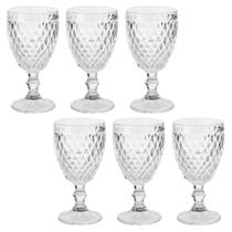 JOGO DE TAÇAS VIDRO PARA ÁGUA VERRE 320ml MIMO STYLE COM 6un