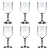 Jogo de Taças Vinho Agua Vidro Nadir 300ml - Kit 6 un