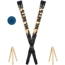 Jogo de Taco Taco de BETS Xtreme BLACK em Madeira com GRIP Tape Jogo de Taco Taco de BETS Xtreme BLACK em Madeira com GRIP Tape