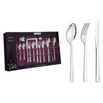 Jogo De Talheres 101 Peças Tramontina Oslo 66985030 Inox