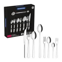 Jogo de Talheres 85 Peças Tramontina Malibu 23798042 Inox