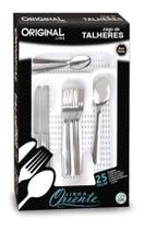 Jogo De Talheres Aço Inox 25 Peças Oriente - Original Line