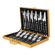 Jogo de Talheres, Em Aço Inox , Com 24 Pecas, Em Maleta