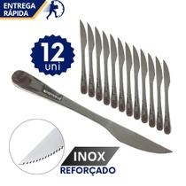 Jogo de Talheres Faqueiro 12 Faca de Mesa 100% Inox Reforçado Jogo de Talheres Faqueiro 12 Faca de Mesa 100% Inox Reforçado