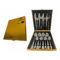 Jogo De Talheres Faqueiro 16 Peças Em Aço Inox Dusseldorf