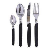 Jogo De Talheres Faqueiro Aço Inox Garfo Faca Colher 16 Pçs Jogo De Talheres Faqueiro Aço Inox Garfo Faca Colher 16 Pçs