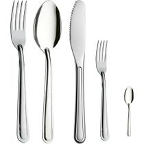 Jogo De Talheres Faqueiro Com 30 Peças Completo De Aço Inox Designer Lindo E Elegante Original