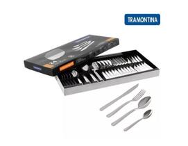 Jogo De Talheres Faqueiro Inox 24 Peças Búzios Tramontina Jogo De Talheres Faqueiro Inox 24 Peças Búzios Tramontina