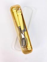 Jogo De Talheres Infantil 3 Peças Aço Inox Com Estojo ZY1-0248 Jogo De Talheres Infantil 3 Peças Aço Inox Com Estojo ZY1-0248