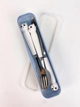 Jogo De Talheres Infantil 3 Peças Aço Inox Com Estojo ZY1-0248 Jogo De Talheres Infantil 3 Peças Aço Inox Com Estojo ZY1-0248